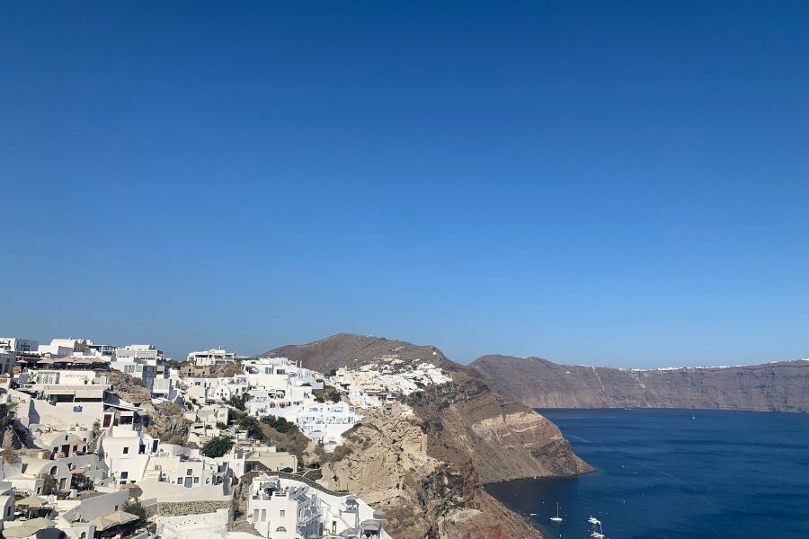 santorini island in greece